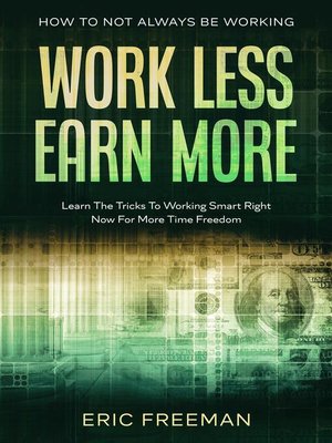 cover image of How to Not Always Be Working